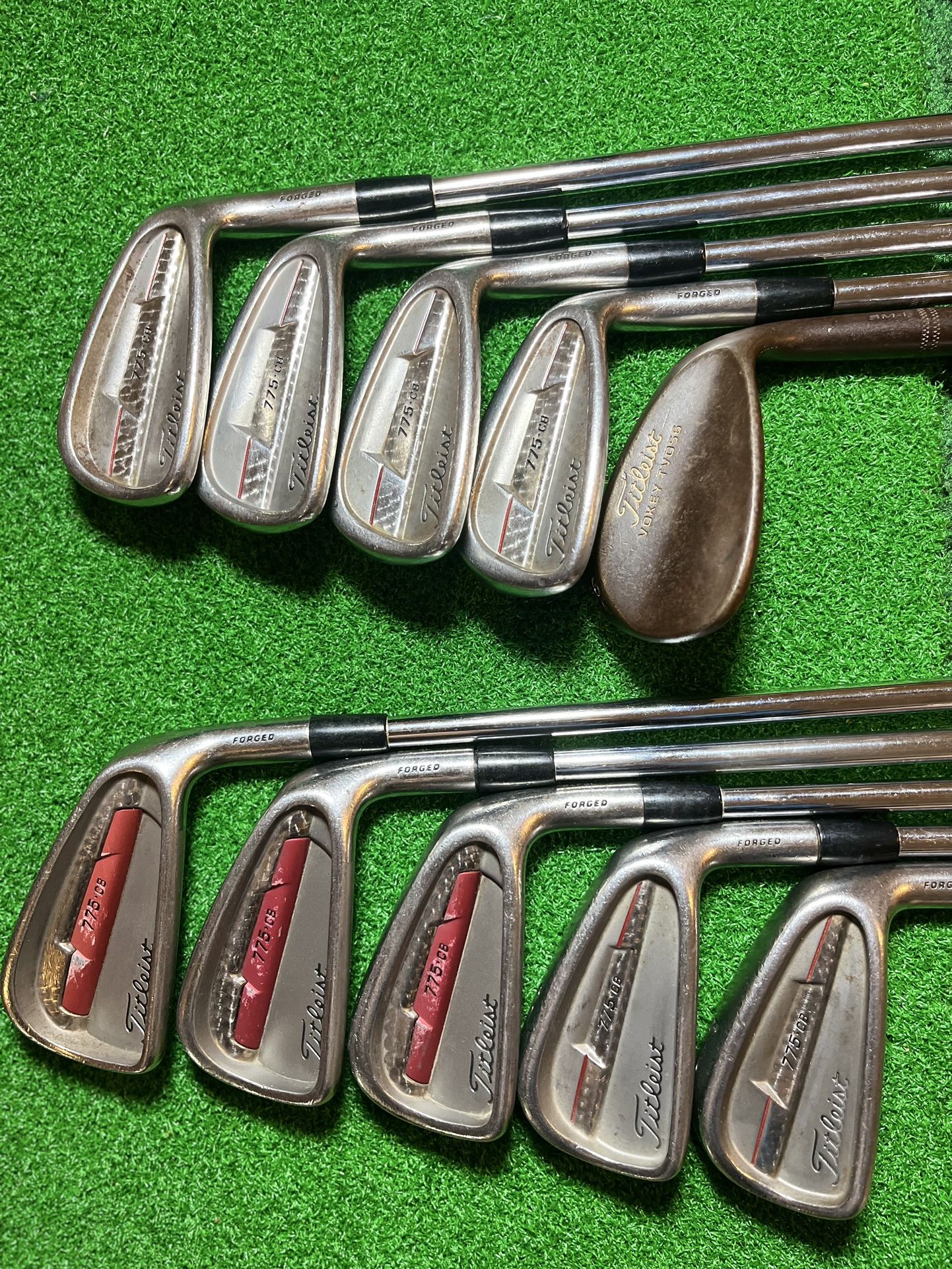 Titleist 775 CB Irons (3-s) 10 Clubs RH