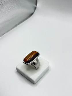 🔥 Men’s Tiger Eye Statement Ring – Stainless Steel | Bold, Stylish & New 🔥