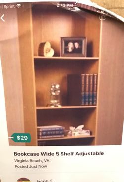 5 Shelf Bookcase