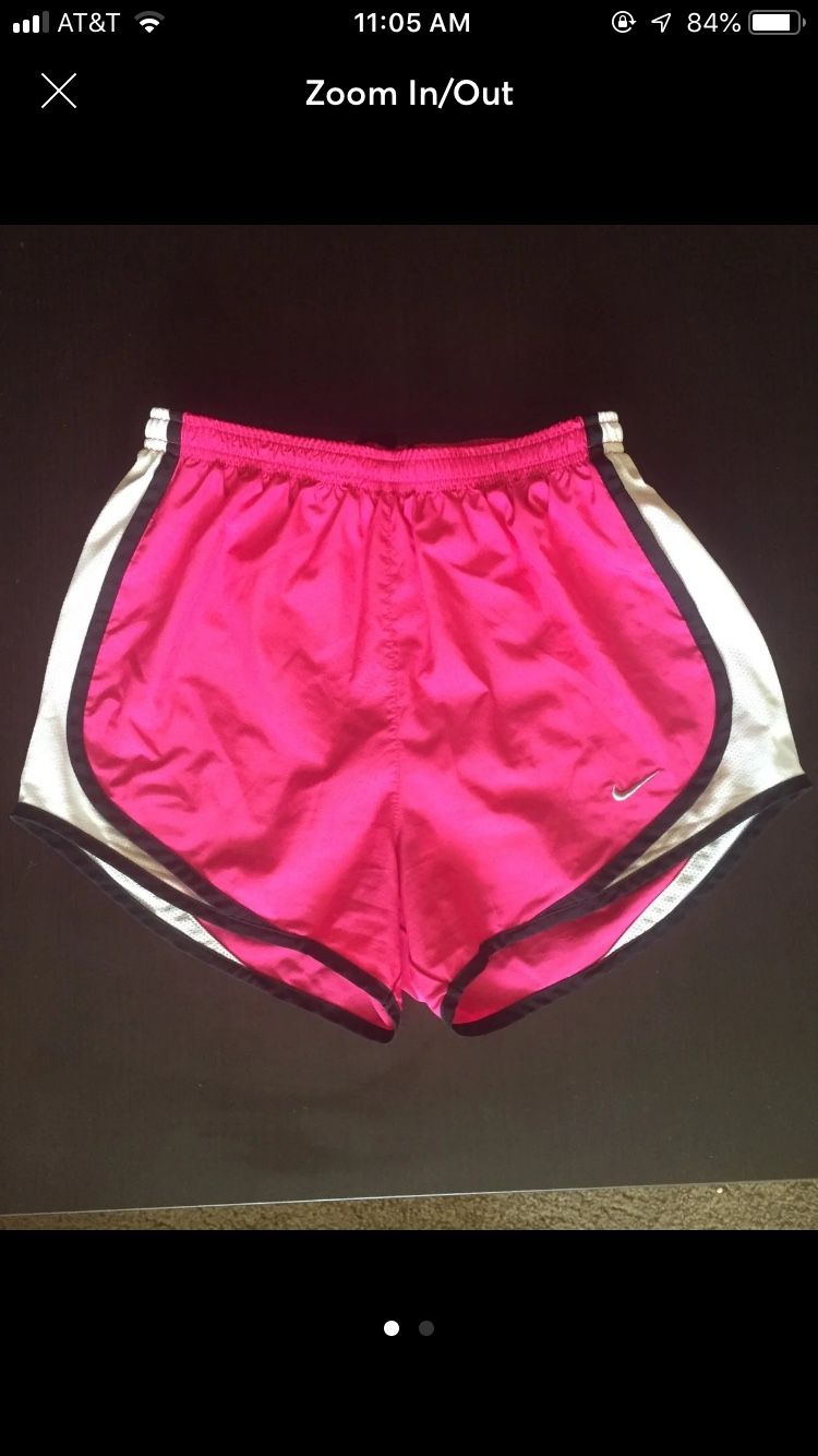 Nike hot pink tempo shorts size XS