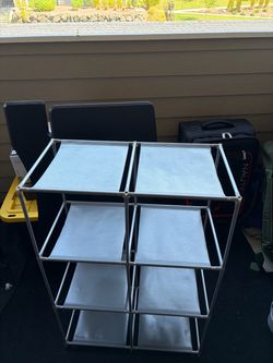 6 - Cube fabric storage organizer