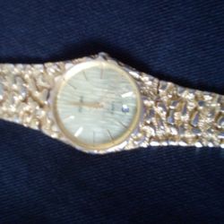 Gold Nugget Quartz Watch