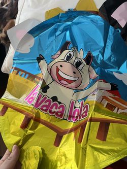 La Vaca Lola Birthday Balloons