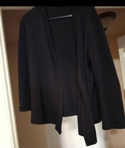 Black Plus Size Cardigan