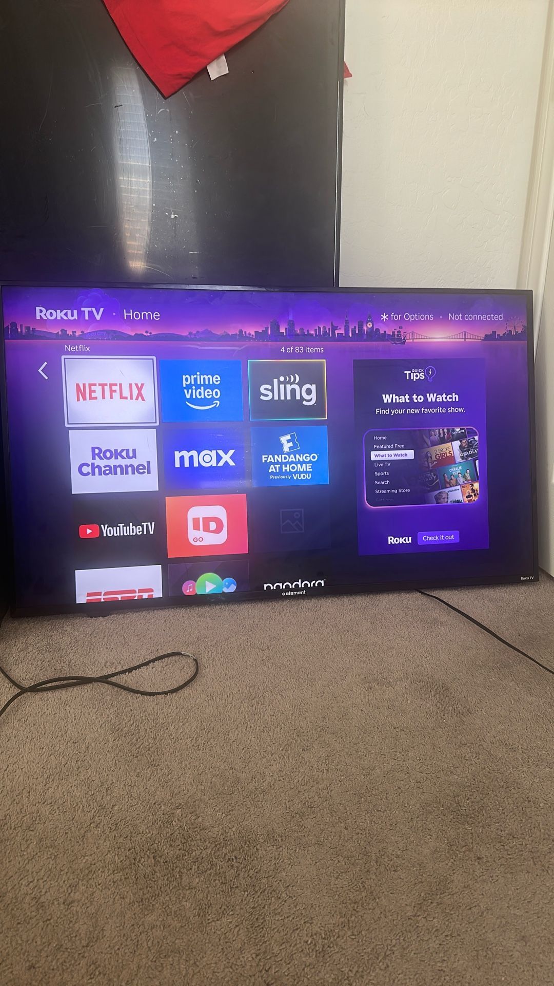 50 Inch Element Roku Tv 110