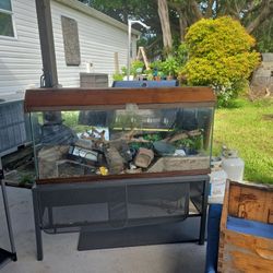 48 X 18 X 21 (75 Gallon) Reptile Cage And Stand