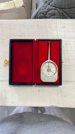 Vintage Scherr-Tumico Gram Force Gauge – Made in France – Original Case