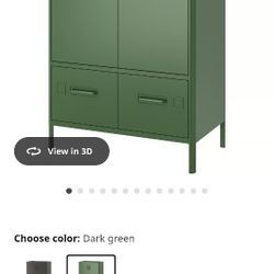 Olive Green Steel Cabinet Ikea