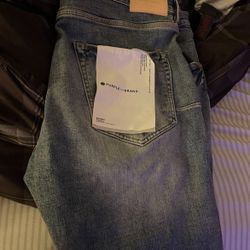 Purple Jeans Size 38 Worn Once 
