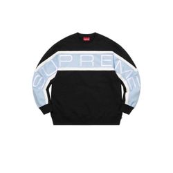 Supreme Paneled Crewneck Small