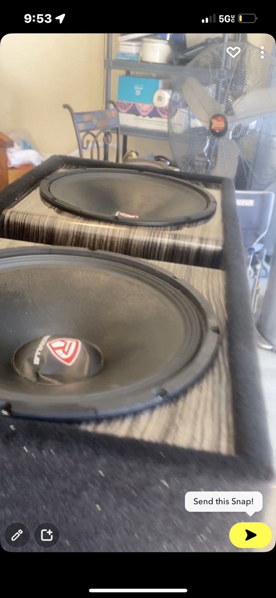 2 15s Rockville With Custom Sub Box