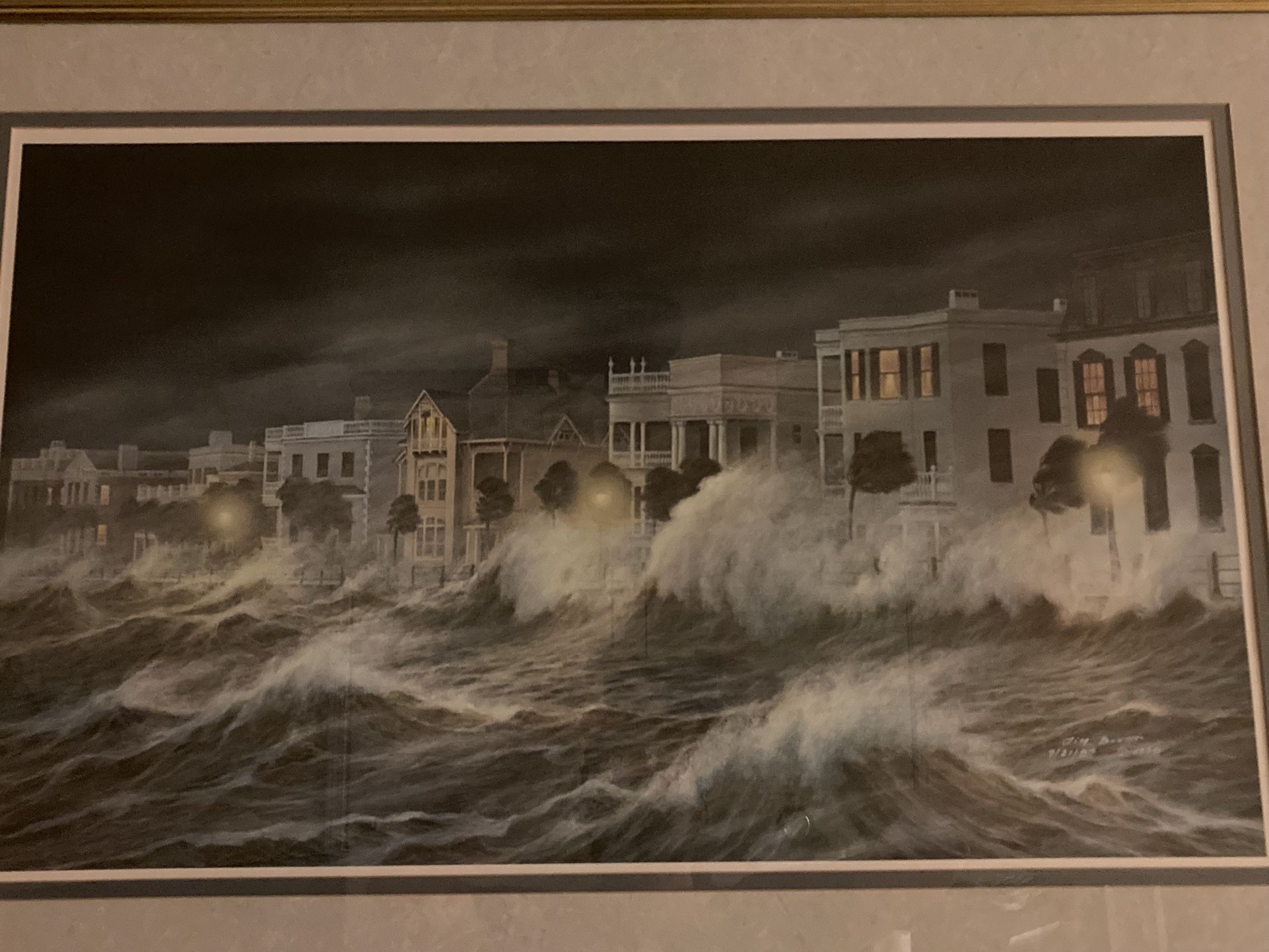 “The Storm” framed print by Jim Booth