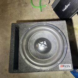12inch NVX SUBWOOFER WITH BOX