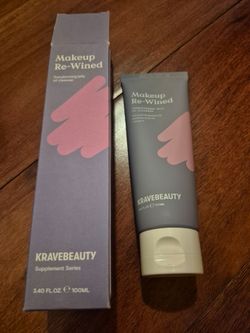 Brand New! KraveBeauty Makeup Re-Wined Transforming Jelly Oil Cleanser