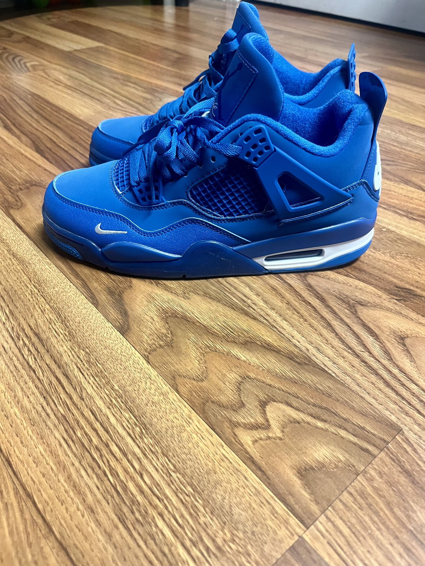 Jordan Retro 4 (Blue) Nigel Sylvester × Nike Air Brick by Brick Size 10 men