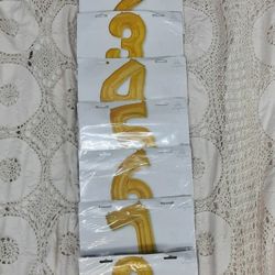 Balloon, Birthday, Celebration, Number Balloon, Gold, 53"