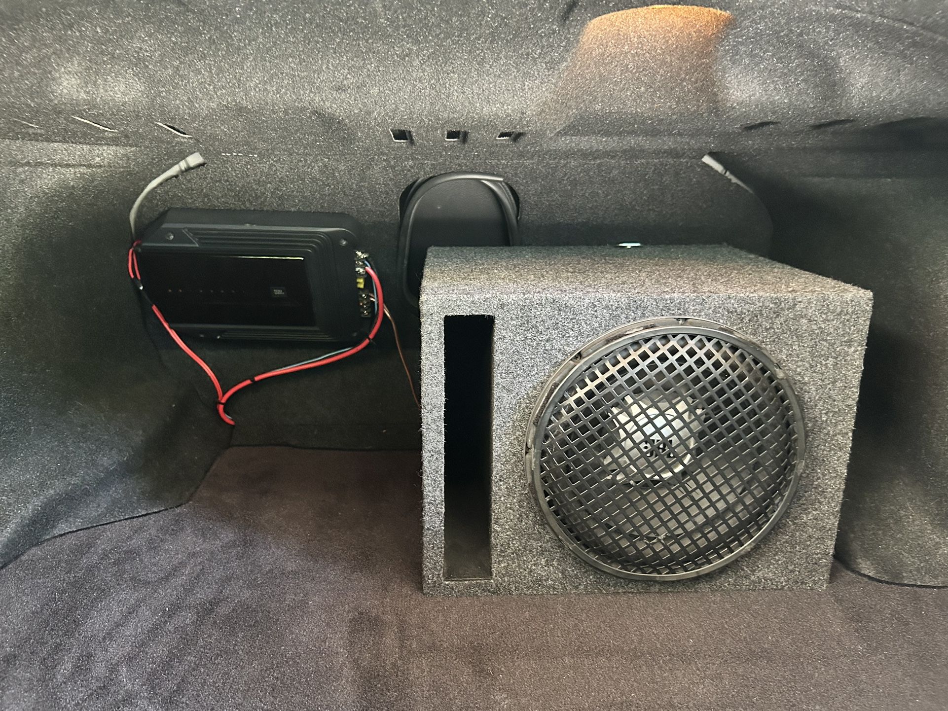 JBL 10” Subwoofer + Amp (300W) For Car 