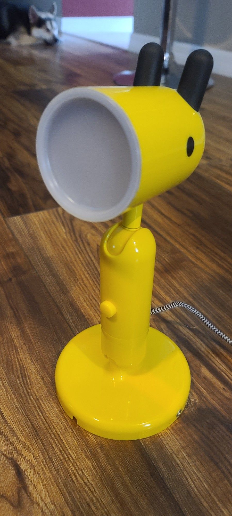 Ikea Vintage Krux Yellow Giraffe led 15" Table Lamp