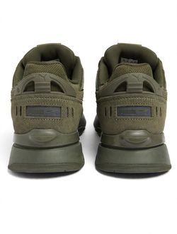 Puma Olive Green Low-Top Sneakers