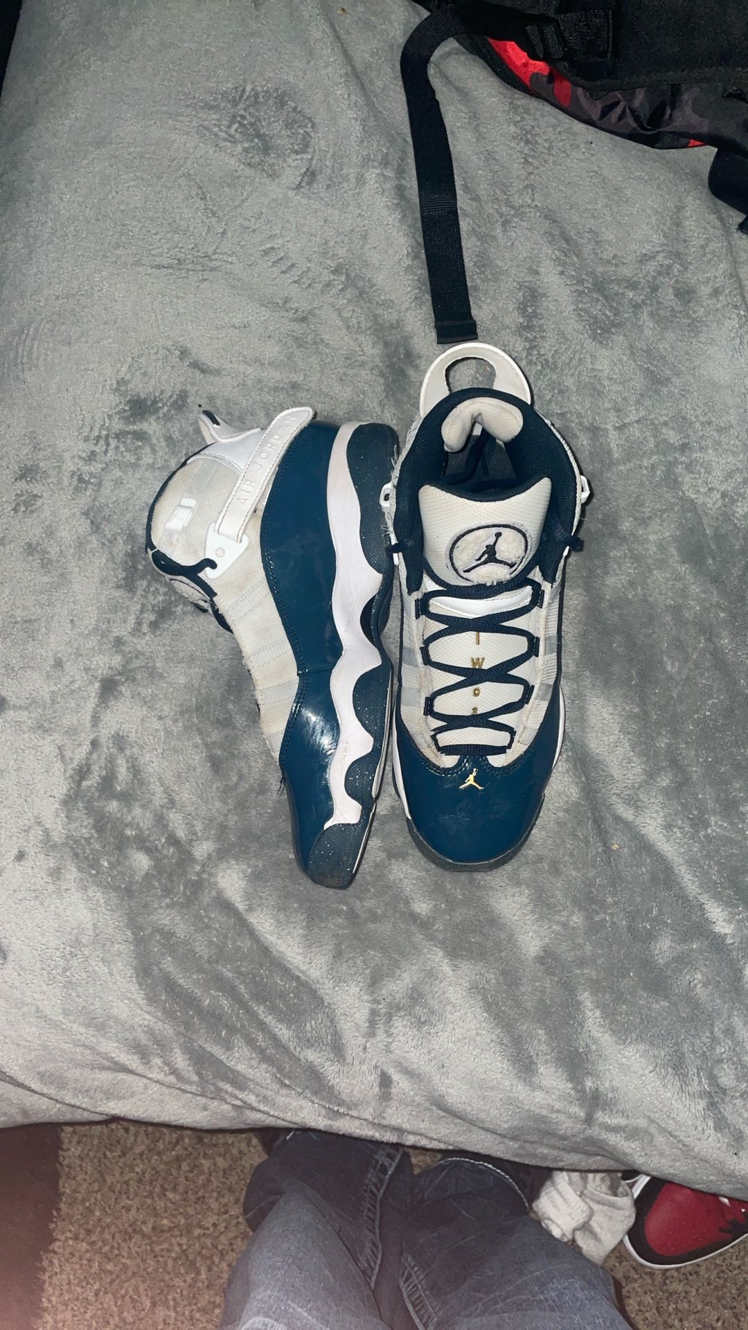 Jordan 6 Rings White/Armory Navy – Men’s 8