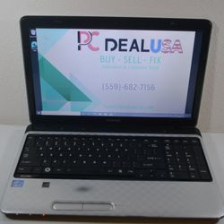 Toshiba Satellite L755 Laptop Core i3 8GB 256GB 15.6" Office 19