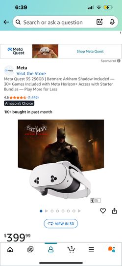 meta quest 3s VR headset 256GB