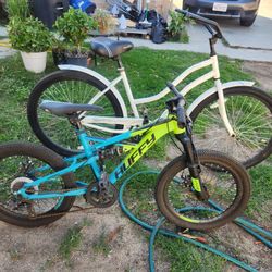 "26 Beach Cruiser and "20 Kids Mountain Bike "Both in Great Working Condition "