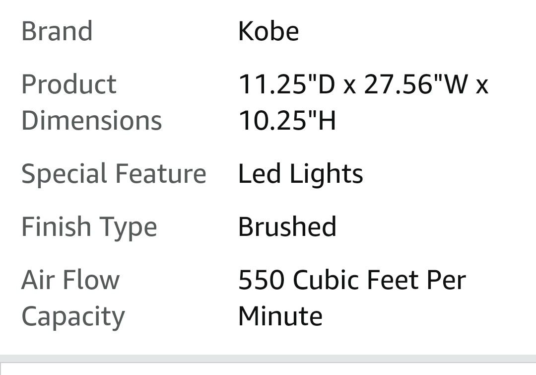 New Never Used/ Customizable Vented Hood Range