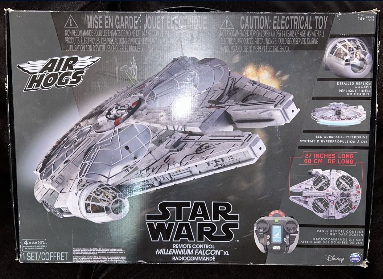 Star Wars Millennium Falcon Air Hogs Rc XL