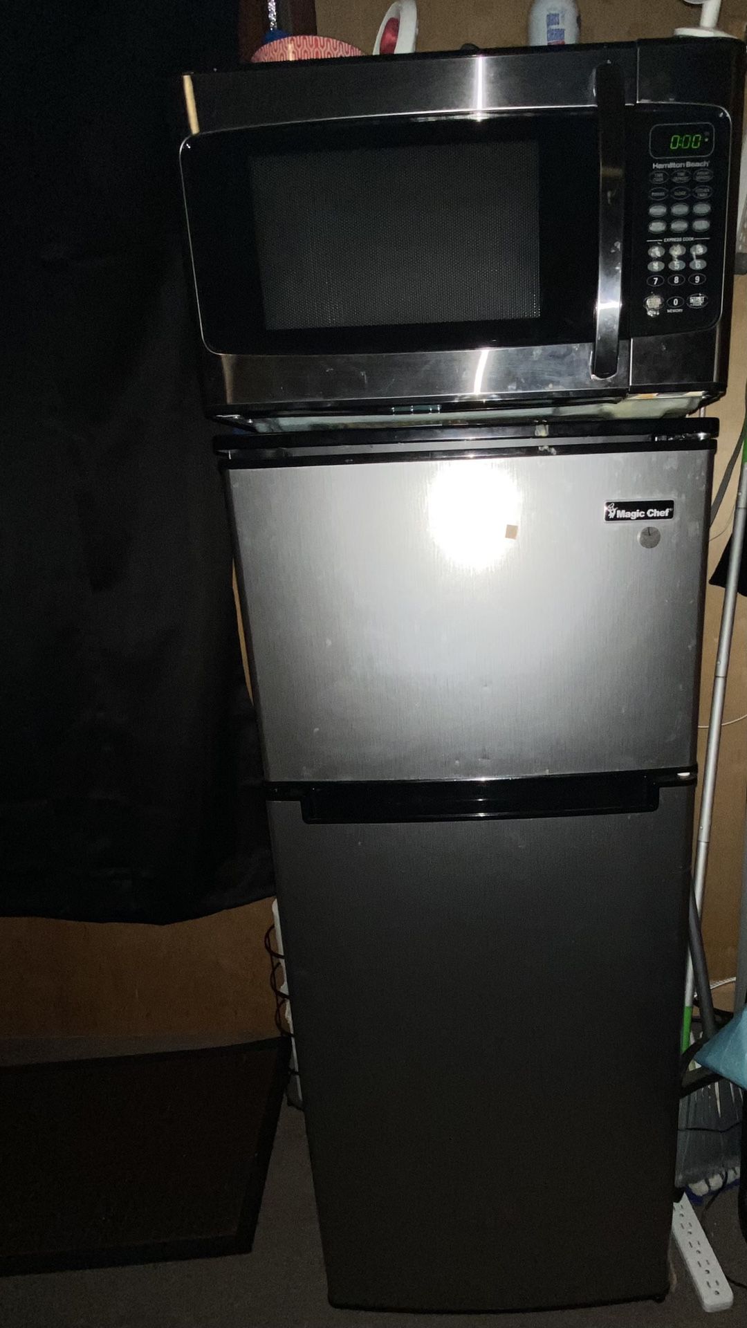 Refrigerator And Microwave