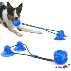 Qpets® Dog Chew Toys Dogs Interactive Toy with Double Suction Cup