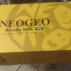 Neo Geo Arcade Stick Pro With 2 Controller  With Hylo Hack
