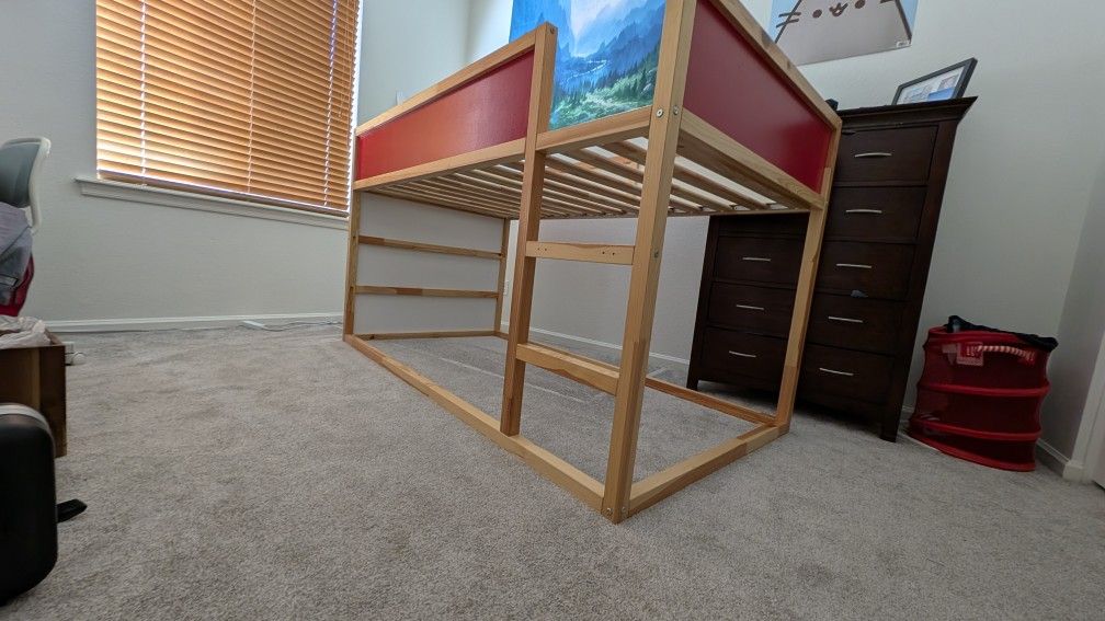 Ikea Kura Reversible Twin/Loft Bed w/ Cover