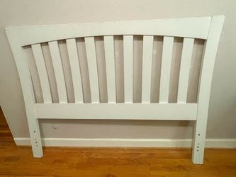 White Queen Headboard