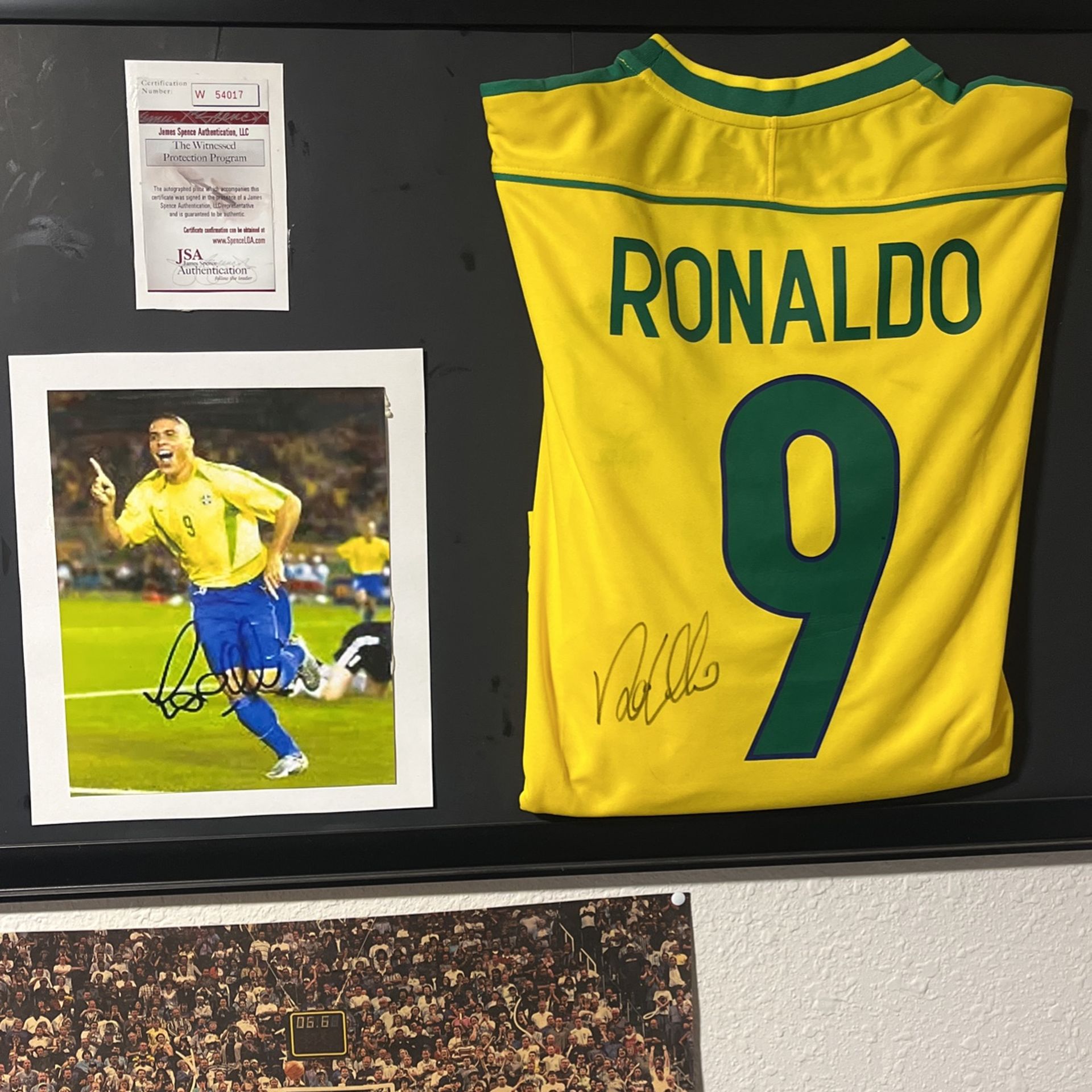 Ronaldo Nazário Signed Jersey
