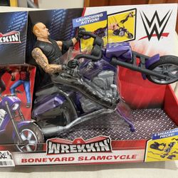 WWE.  Wrecking Boneyard Slam cycle Undertaker