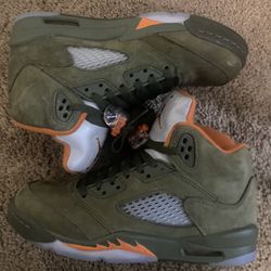 Air Jordan Retro 5 Olive Gs