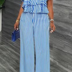 Casual Vocation Fashion Women Elegant Two Pieces Set  .size Small Medium Large 