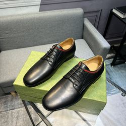 GG leather men's leather shoes