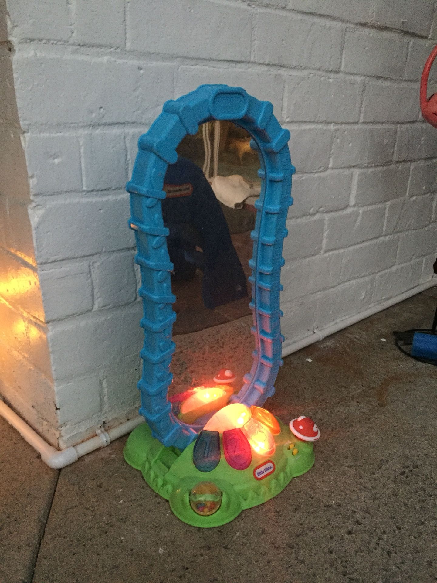 Little Tikes Activity Garden Safe 'N Fun Mirror With Different Music Modes And Lights, Mirror has some marks