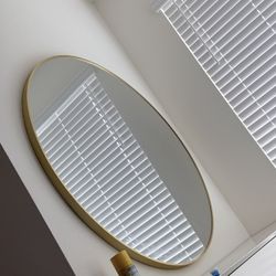 Gold Circle Mirror 