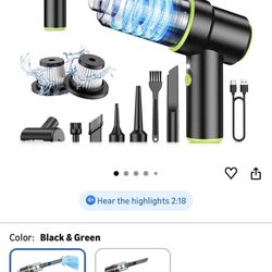 Rechargeable vacuum/duster. New In Box 