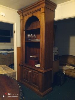 Bookshelf solid wood