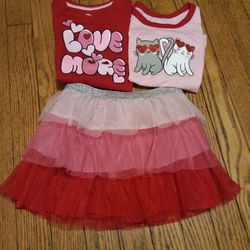 Shirt 4/5 Both Tutu Size 4t All