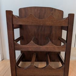Vintage Wine Rack Wood 
