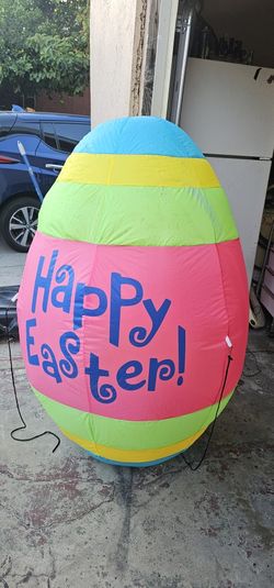 4 Foot Tall Inflatable Easter Egg 