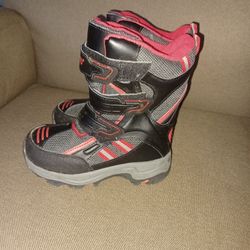 Sporto Red Black Snow Boots 