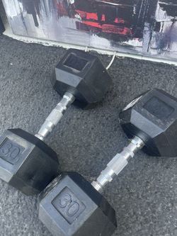 2 30lb Dumbbells