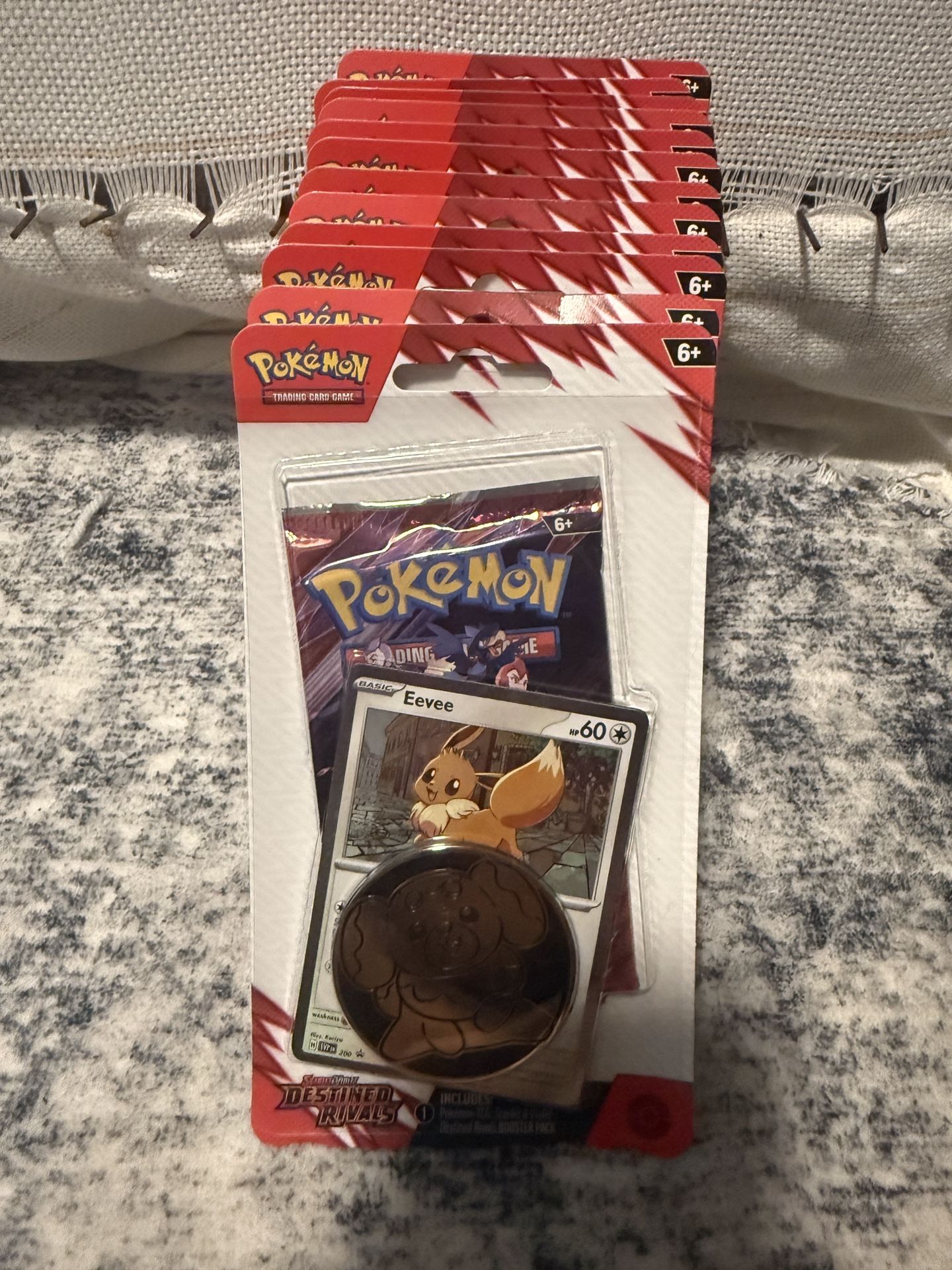 Scarlet and Violet Destined Rival Single Pack Booster with Coin and Promo Card