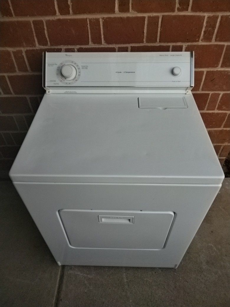 Whirlpool Heavy Duty Large Capacity Electric Dryer 